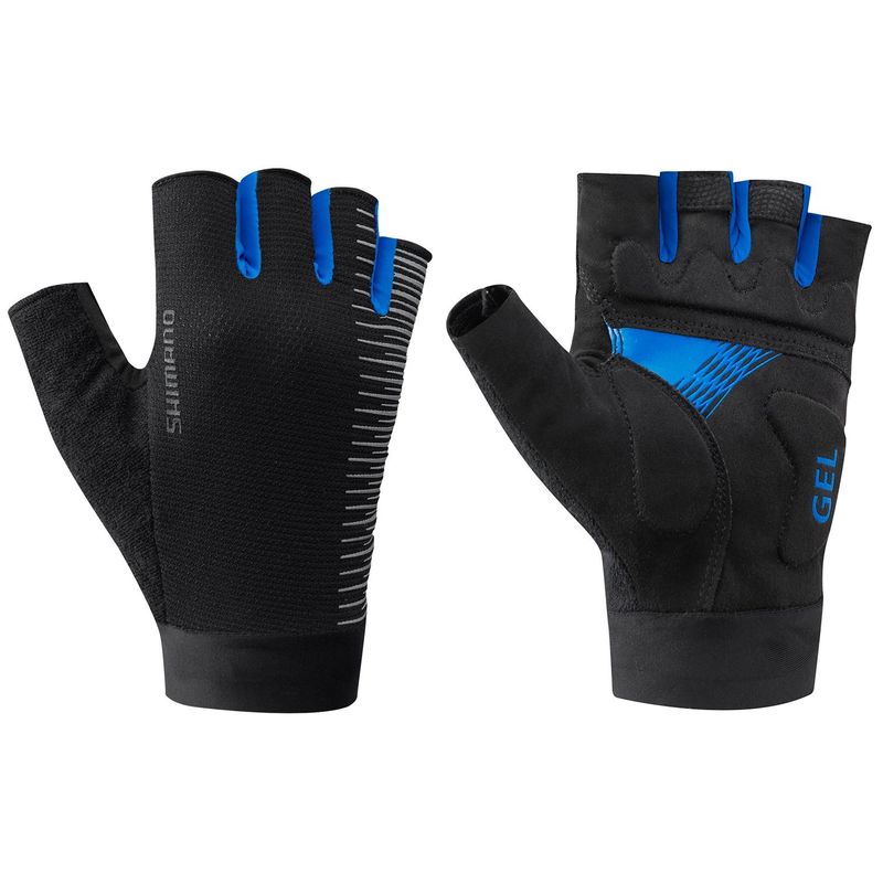 SHIMANO - Guantes Shimano CW-GLBS-TS11M - Azul (Hombre, Talla L)