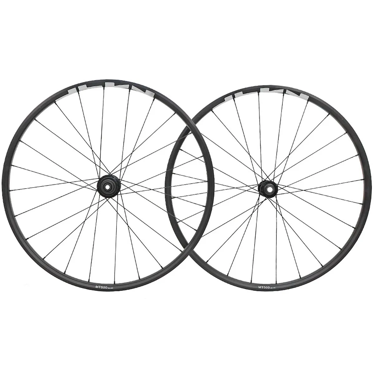SHIMANO - Rueda Shimano WH-MT501-B 27.5" delantera/trasera 24H negra