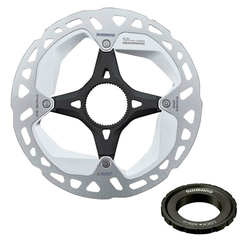 SHIMANO - Rotor de freno de disco Shimano RT-MT800 160 mm