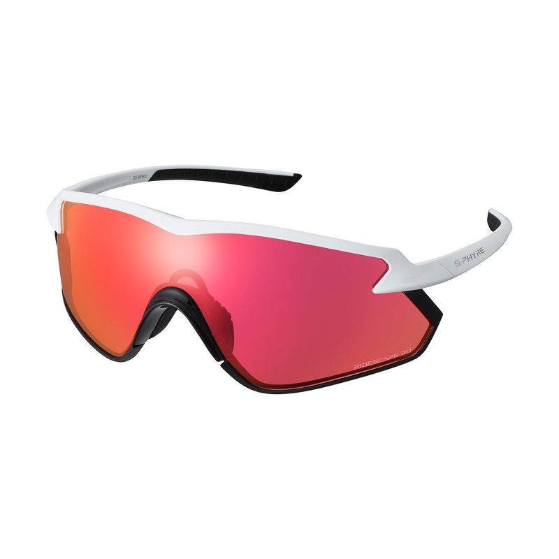 SHIMANO - Lente Shimano Spark Matte Metallic White Ridescape Road