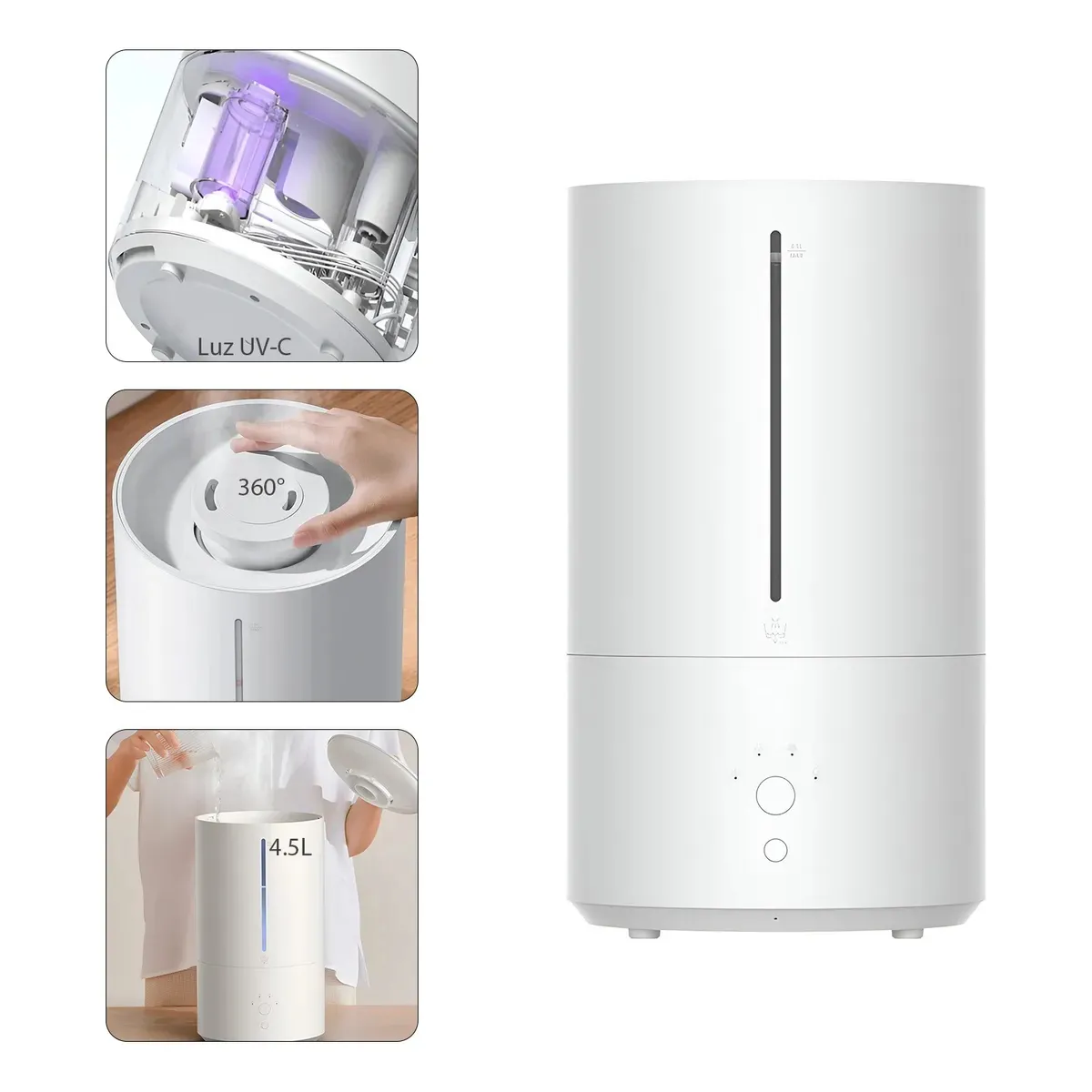 XIAOMI - Humidificador Xiaomi Smart Humidifier 2  4.5L Color Blanco