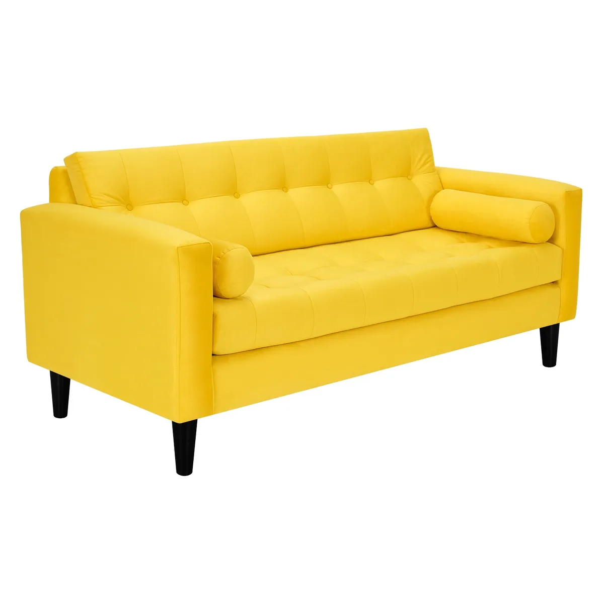 BODEVIR - Sofa Retro 3C Felpa 00 Amarillo