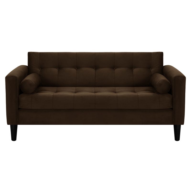 BODEVIR - Sofa Retro 3C Felpa 00 Chocolate