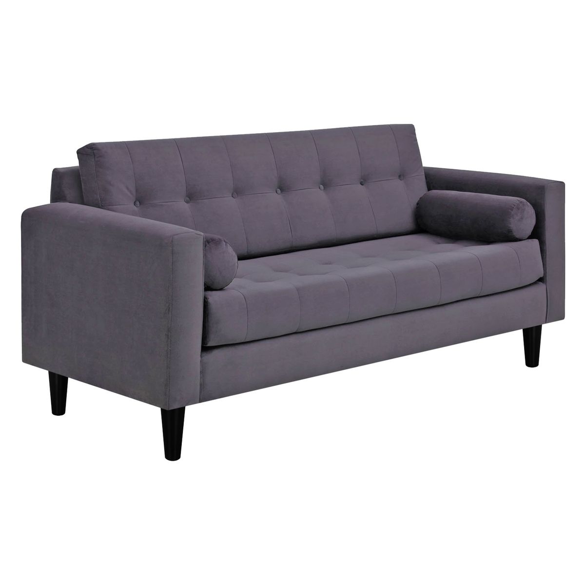 BODEVIR - Sofa Retro 3C Felpa 00 Gris