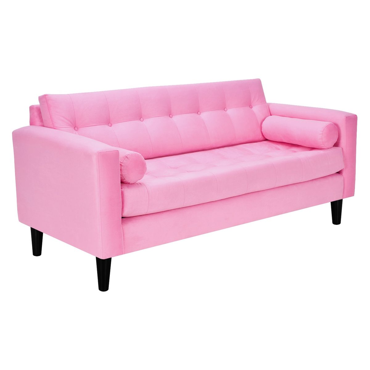 BODEVIR - Sofa Retro 3C Felpa 00 Rosado