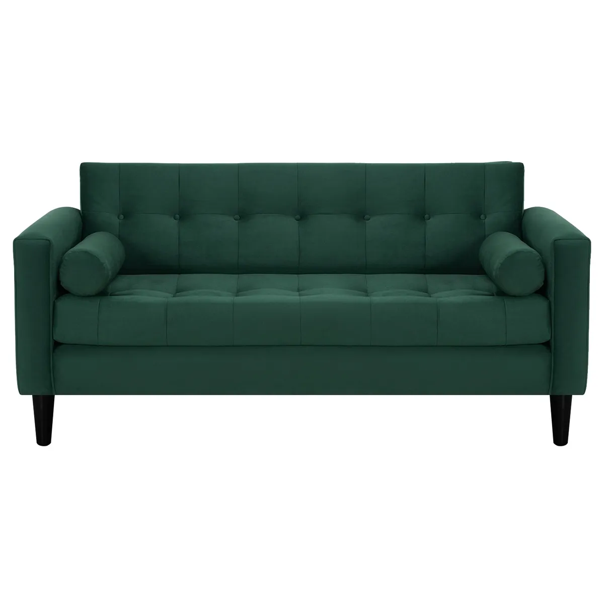 BODEVIR - Sofa Retro 3C Felpa 00 Verde Botella