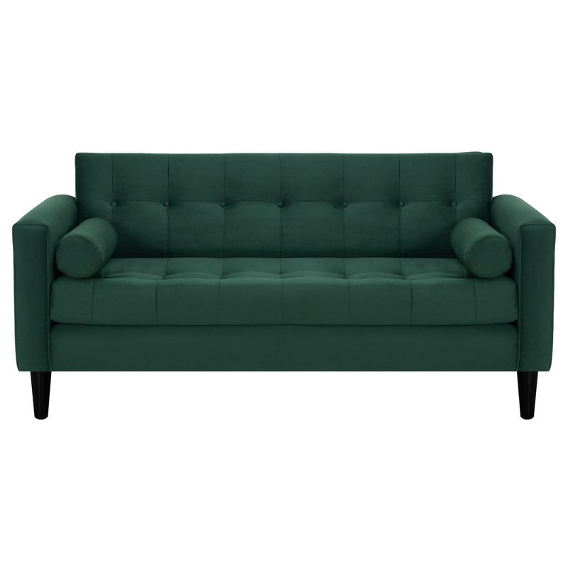 BODEVIR - Sofa Retro 3C Felpa 00 Verde Botella