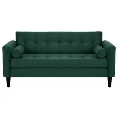 BODEVIR - Sofa Retro 3C Felpa 00 Verde Botella