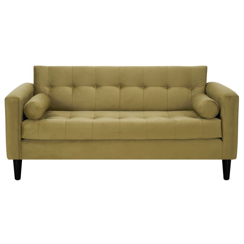 BODEVIR - Sofa Retro 3C Felpa 00 Verde Musgo