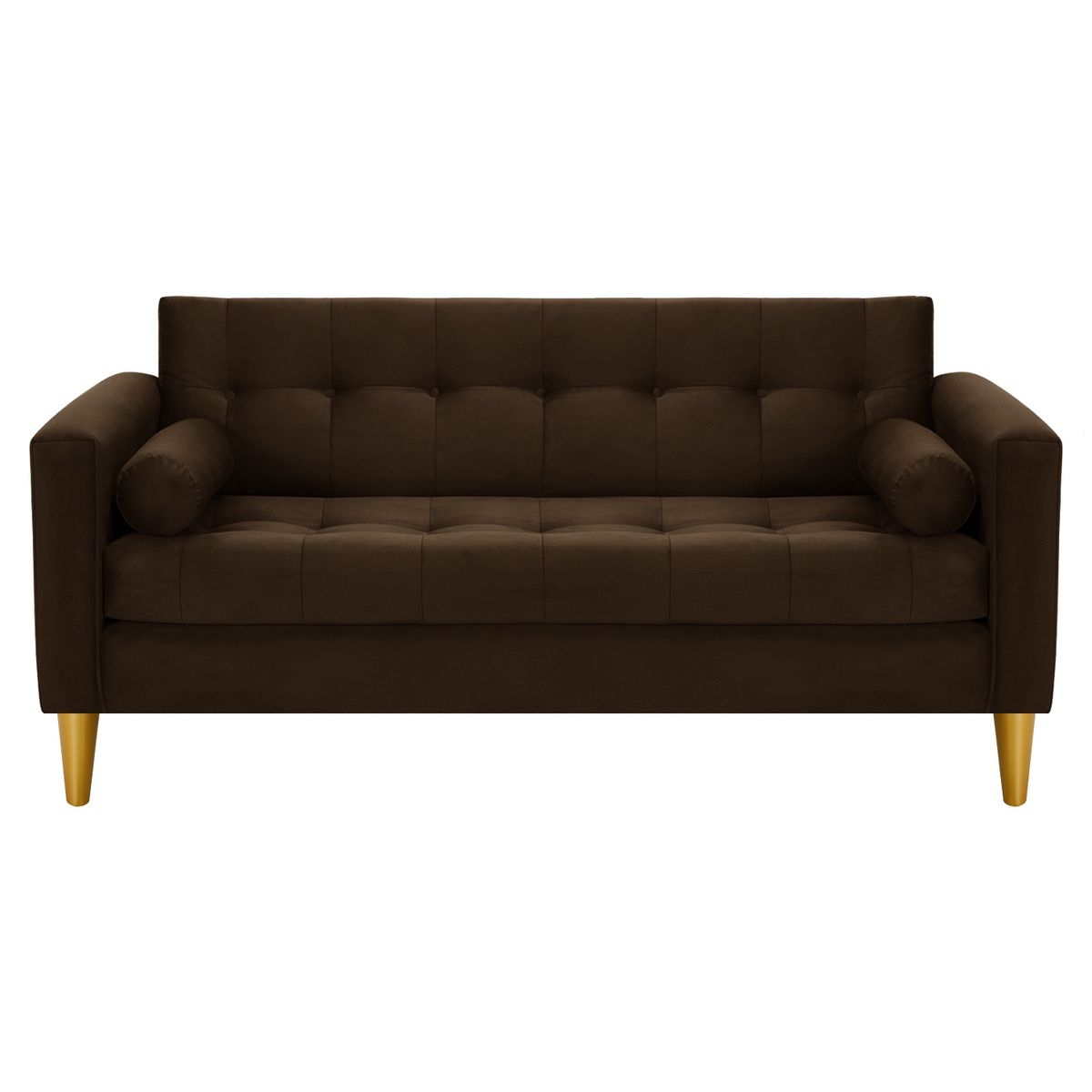 BODEVIR - Sofa Retro 3C Felpa 01 Chocolate