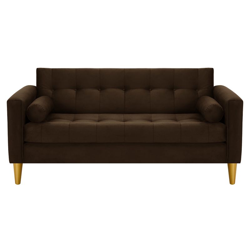 BODEVIR - Sofa Retro 3C Felpa 01 Chocolate