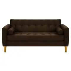 BODEVIR - Sofa Retro 3C Felpa 01 Chocolate