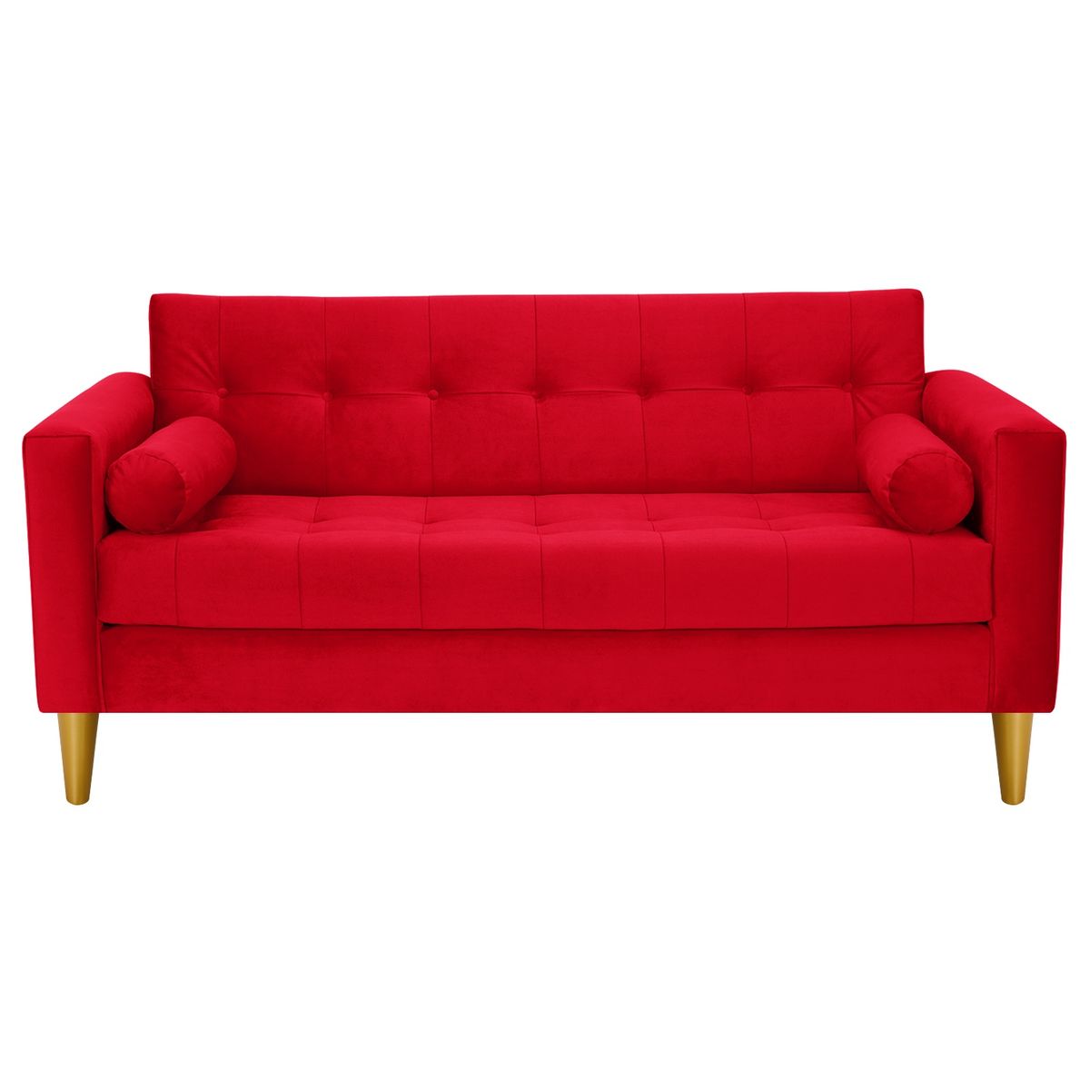 BODEVIR - Sofa Retro 3C Felpa 01 Rojo
