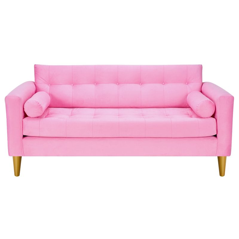BODEVIR - Sofa Retro 3C Felpa 01 Rosado