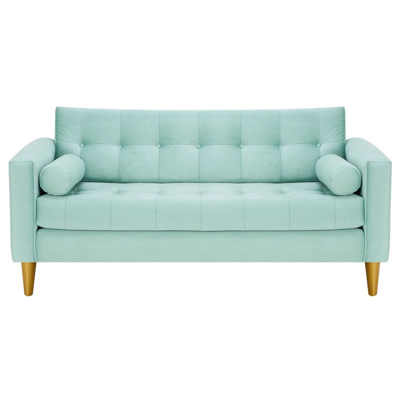 BODEVIR - Sofa Retro 3C Felpa 01 Verde Agua