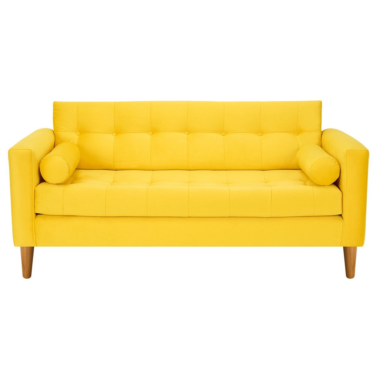 BODEVIR - Sofa Retro 3C Felpa 04 Amarillo
