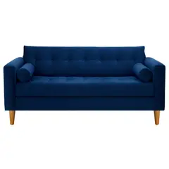 BODEVIR - Sofa Retro 3C Felpa 04 Azul Marino