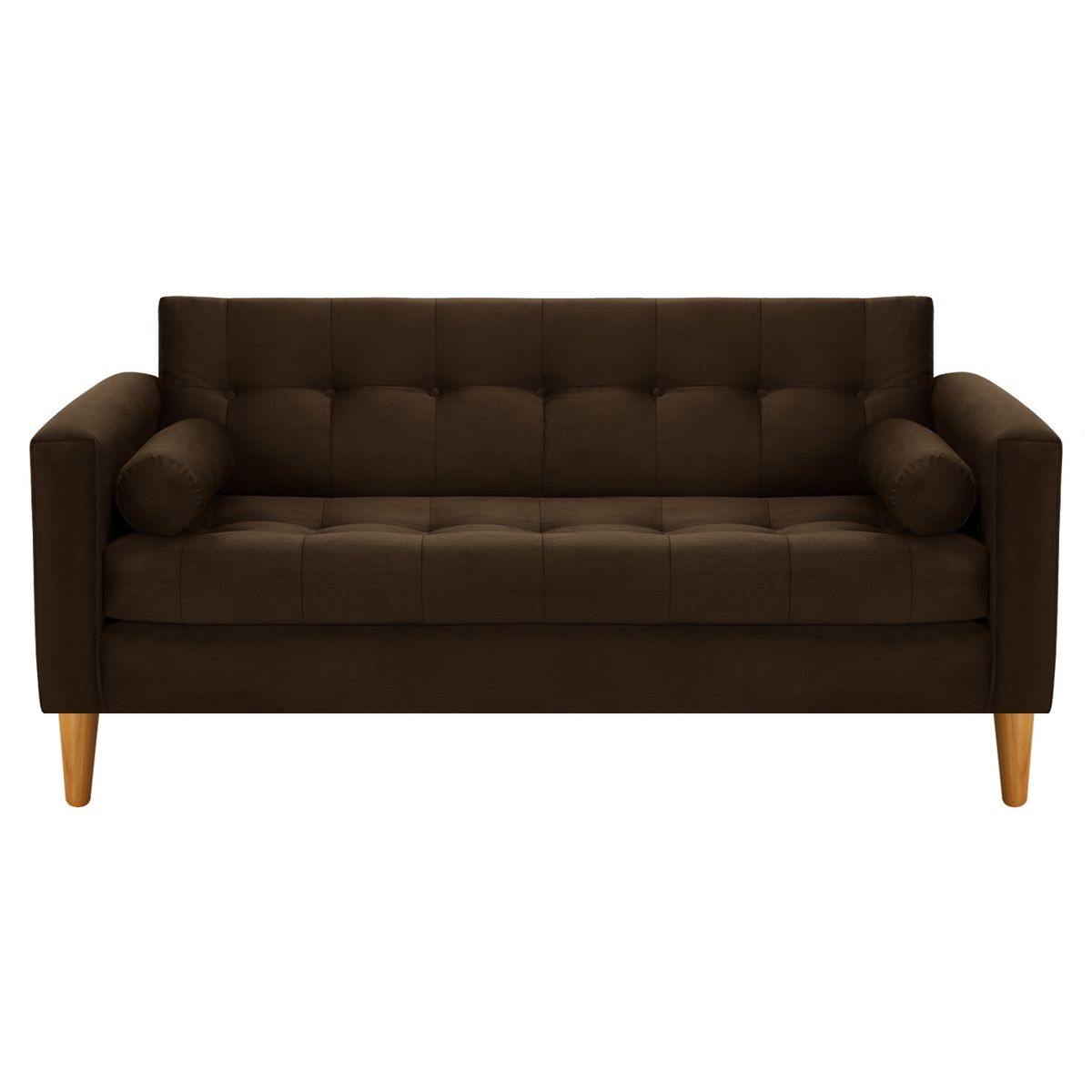 BODEVIR - Sofa Retro 3C Felpa 04 Chocolate