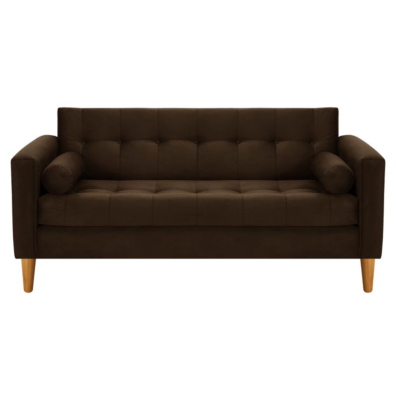 BODEVIR - Sofa Retro 3C Felpa 04 Chocolate