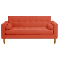 BODEVIR - Sofa Retro 3C Felpa 04 Naranja