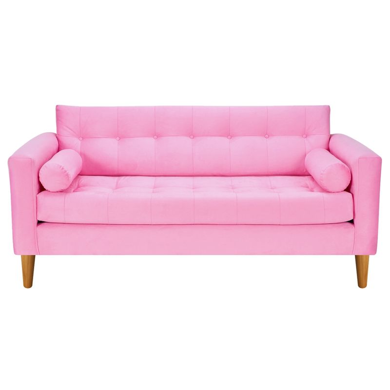 BODEVIR - Sofa Retro 3C Felpa 04 Rosado