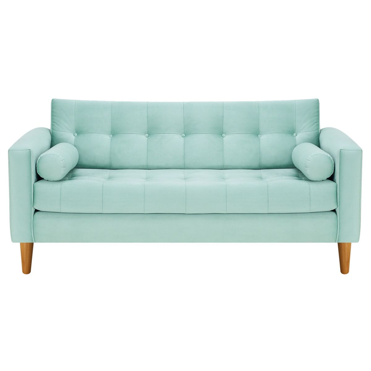 BODEVIR - Sofa Retro 3C Felpa 04 Verde Agua