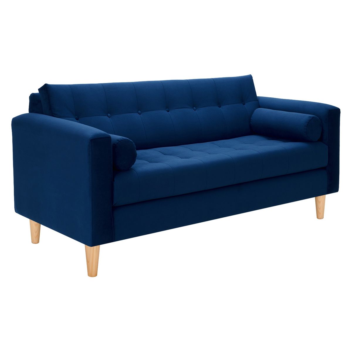 BODEVIR - Sofa Retro 3C Felpa 05 Azul Marino