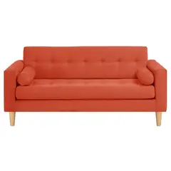 BODEVIR - Sofa Retro 3C Felpa 05 Naranja