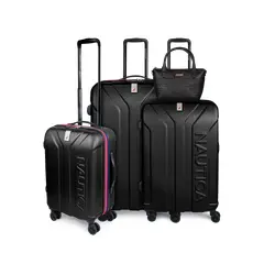 NAUTICA - Set 3 Maletas Prime S+M+L + Bolso Delray negro