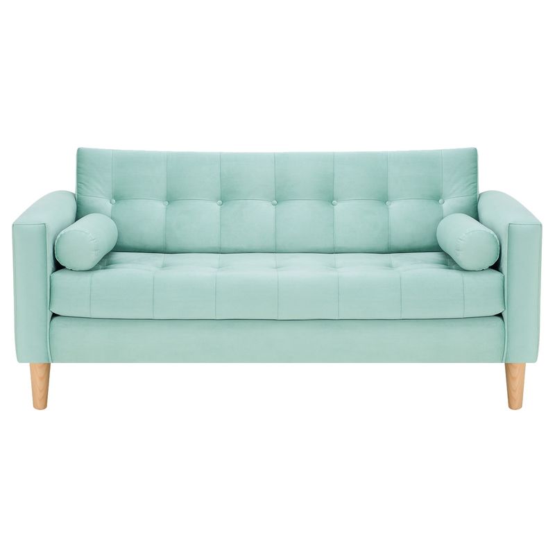 BODEVIR - Sofa Retro 3C Felpa 05 Verde Agua