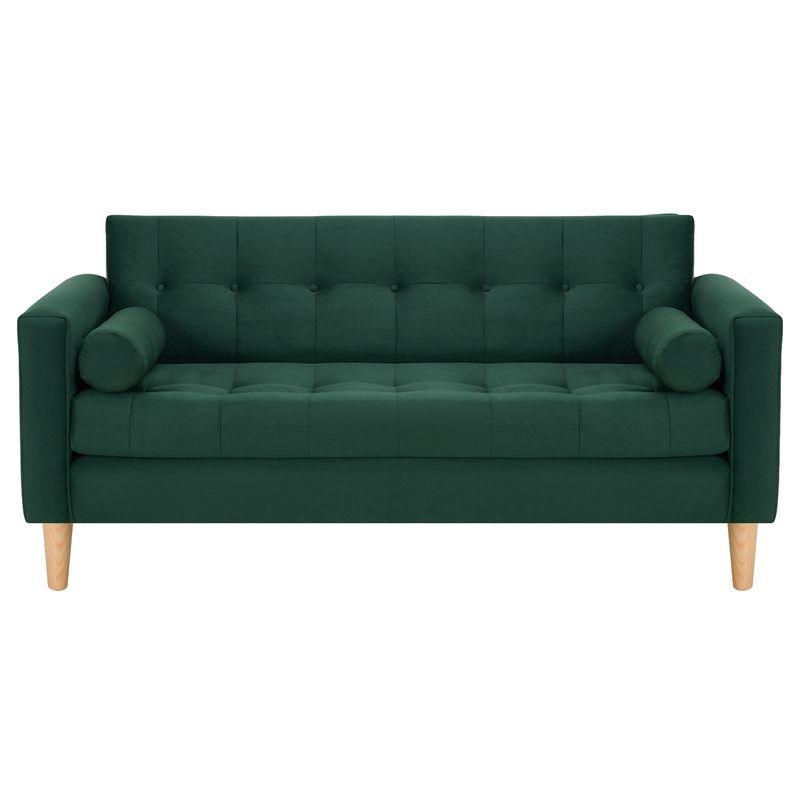BODEVIR - Sofa Retro 3C Felpa 05 Verde Botella