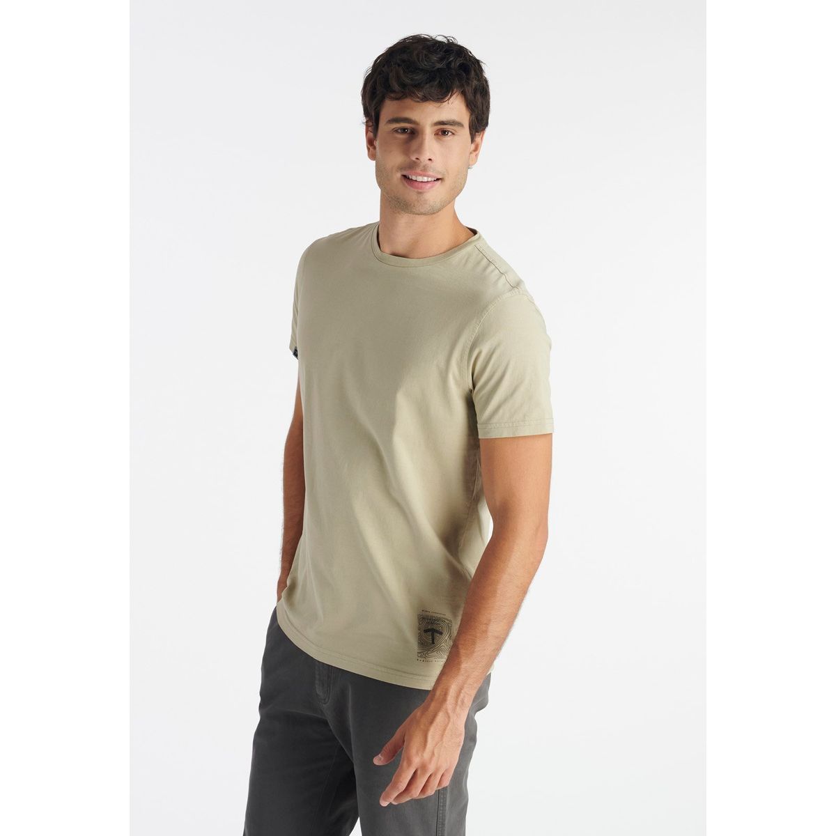 NIMTU - Polera Geo Casual Beige Nimtu