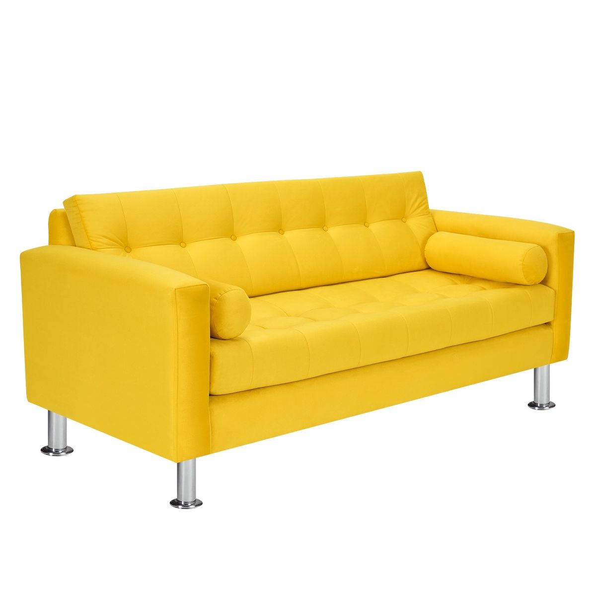 BODEVIR - Sofa Retro 3C Felpa 12 Amarillo