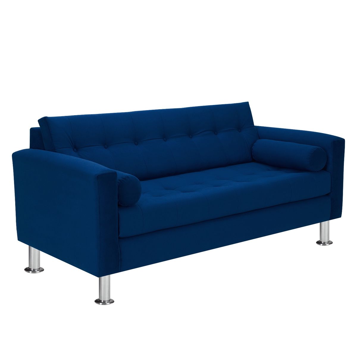 BODEVIR - Sofa Retro 3C Felpa 12 Azul Marino