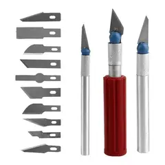 GEN - Bisturi Cortante Tipo Lapiz Con Cuchillas Metal Manualidades