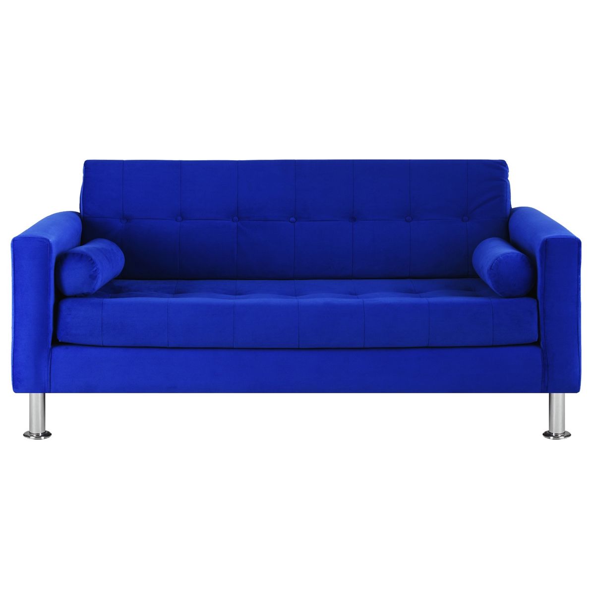 BODEVIR - Sofa Retro 3C Felpa 12 Azul Rey