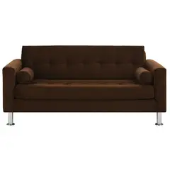 BODEVIR - Sofa Retro 3C Felpa 12 Chocolate
