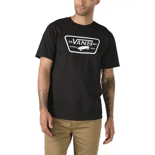 VANS - Polera M/C Hombre MN FULL PATCH Negra