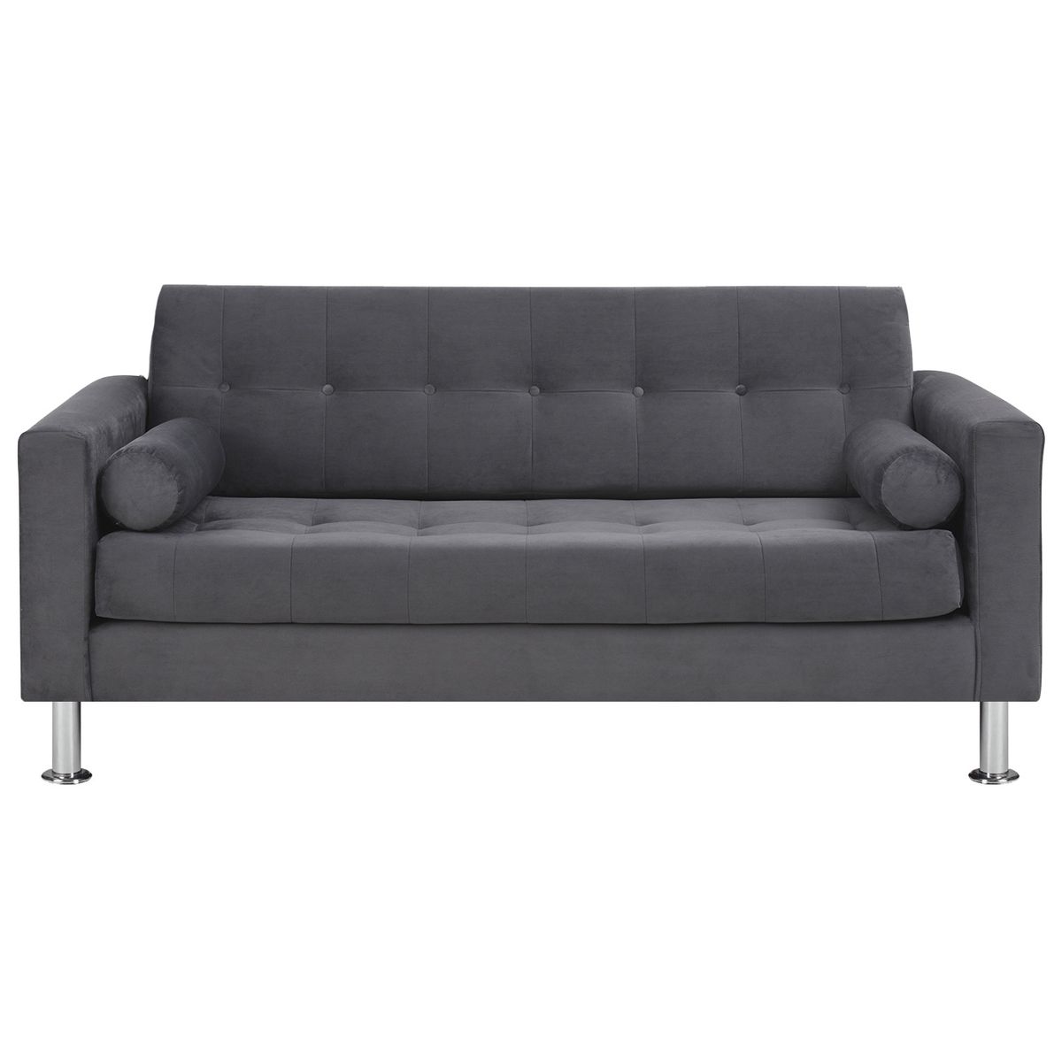 BODEVIR - Sofa Retro 3C Felpa 12 Gris