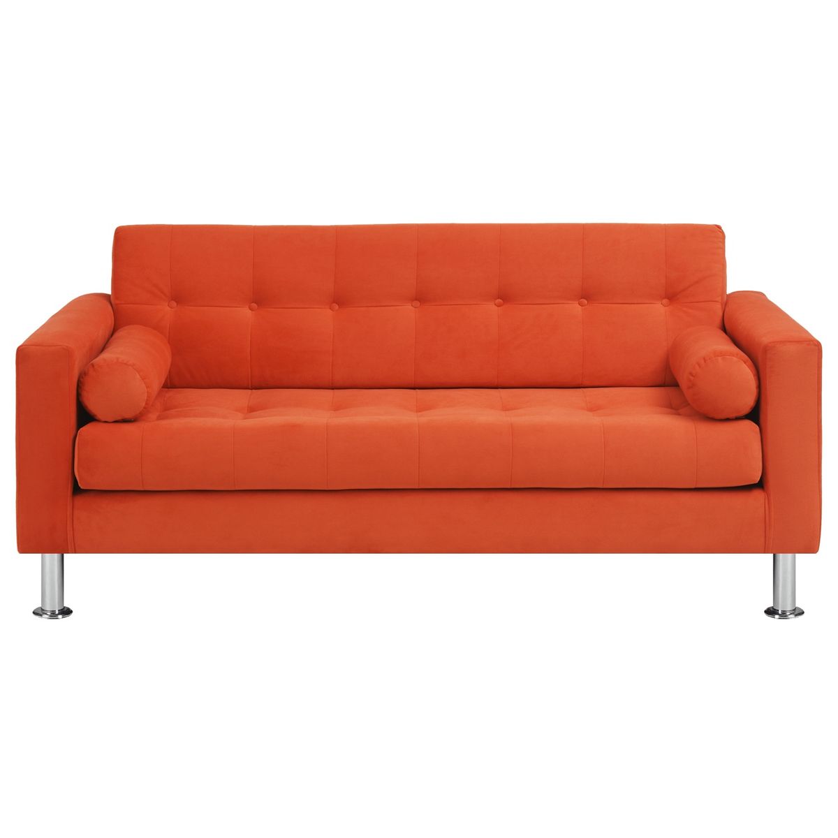 BODEVIR - Sofa Retro 3C Felpa 12 Naranja