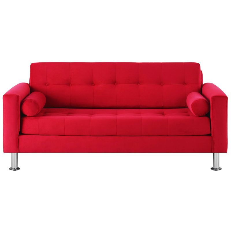 BODEVIR - Sofa Retro 3C Felpa 12 Rojo
