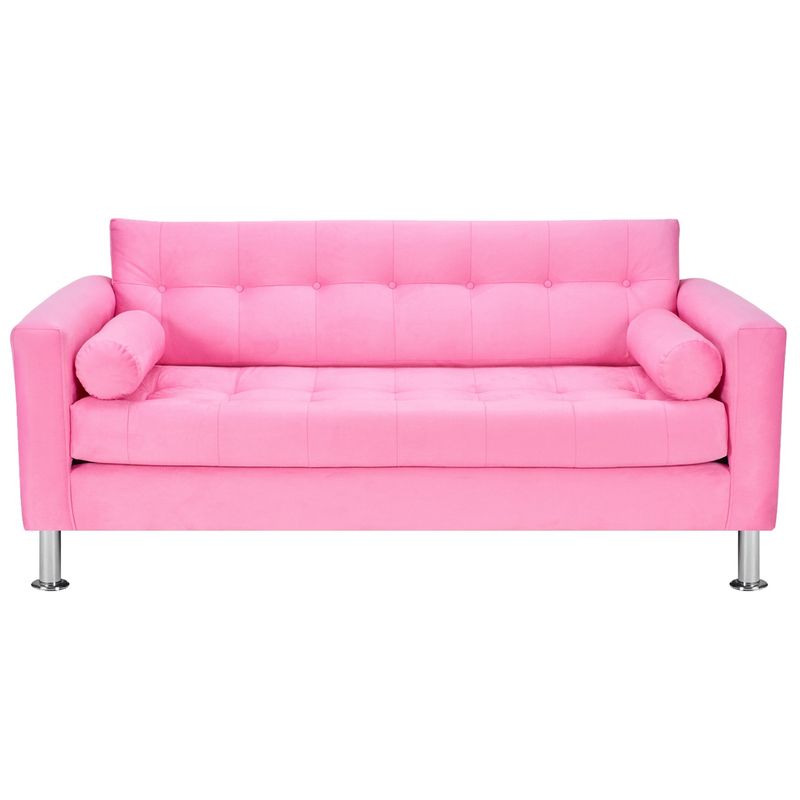 BODEVIR - Sofa Retro 3C Felpa 12 Rosado
