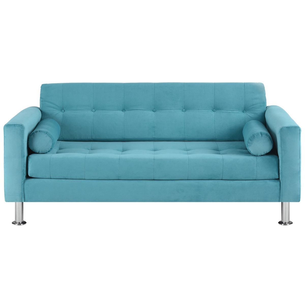 BODEVIR - Sofa Retro 3C Felpa 12 Turquesa