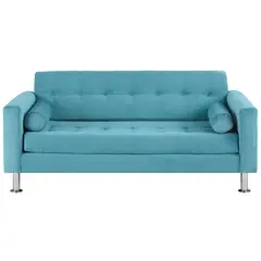 BODEVIR - Sofa Retro 3C Felpa 12 Turquesa