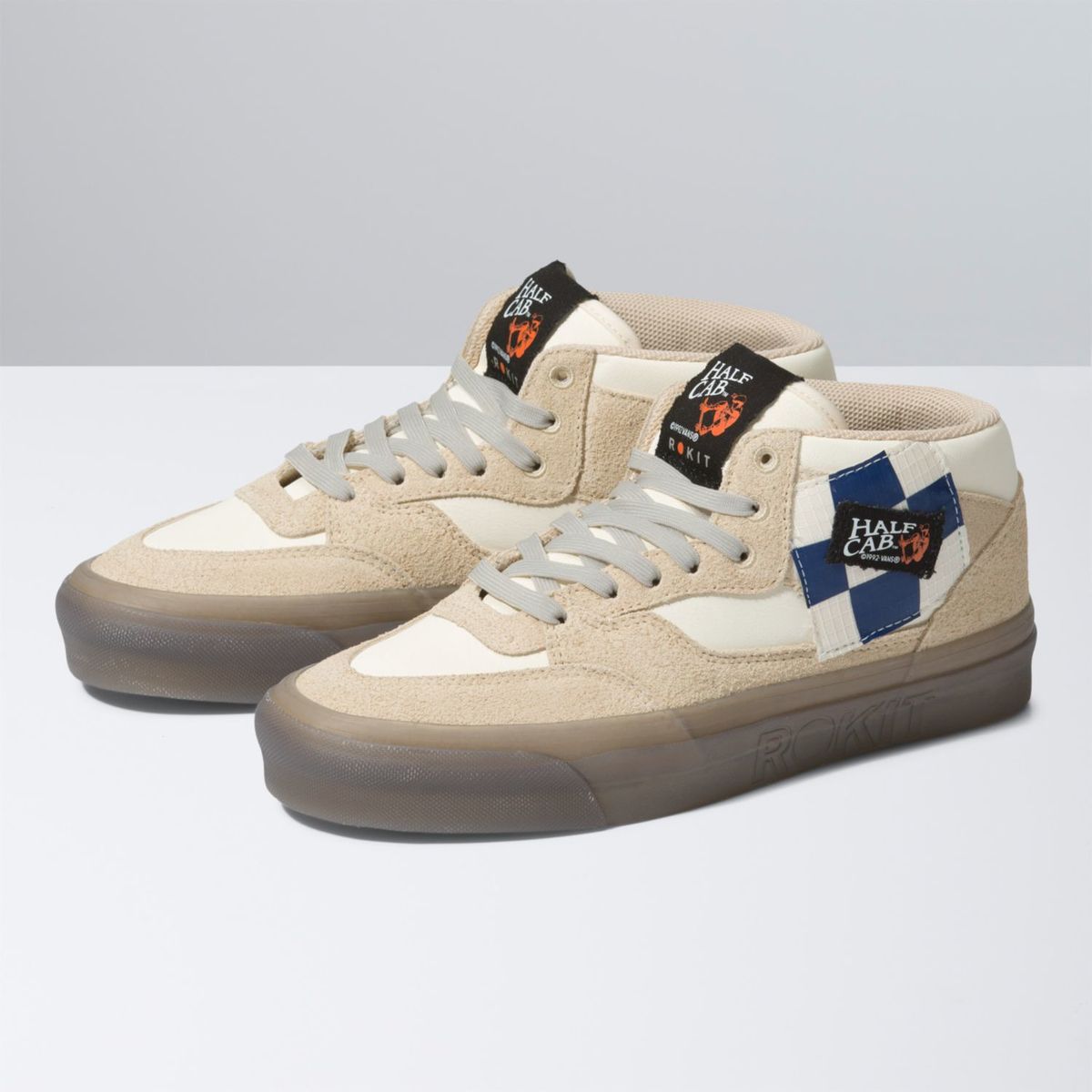 VANS - Zapatillas UA Half Cab 33 DX Rokit Translucent Crema VANS