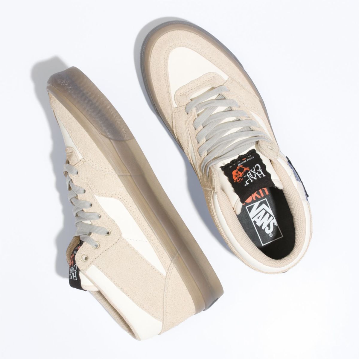 VANS - Zapatillas UA Half Cab 33 DX Rokit Translucent Crema VANS