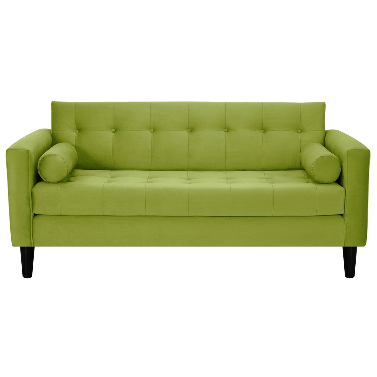 BODEVIR - Sofa Retro 3C+1+1 Felpa 00 Pistacho