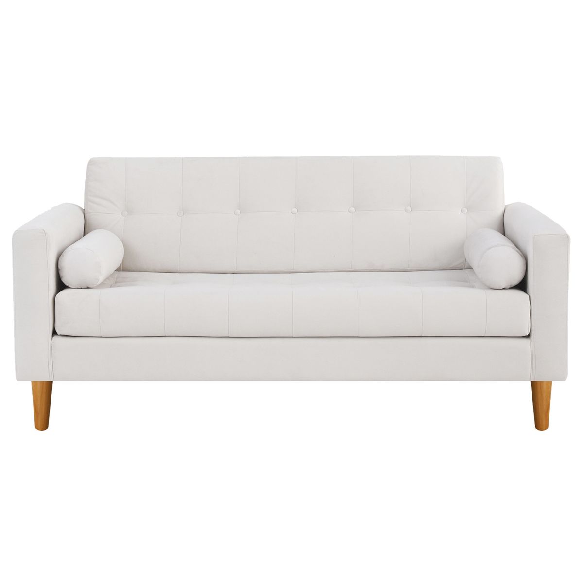 BODEVIR - Sofa Retro 3C+1+1 Felpa 04 Crudo