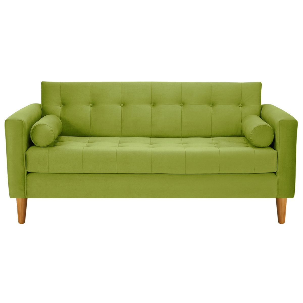 BODEVIR - Sofa Retro 3C+1+1 Felpa 04 Pistacho