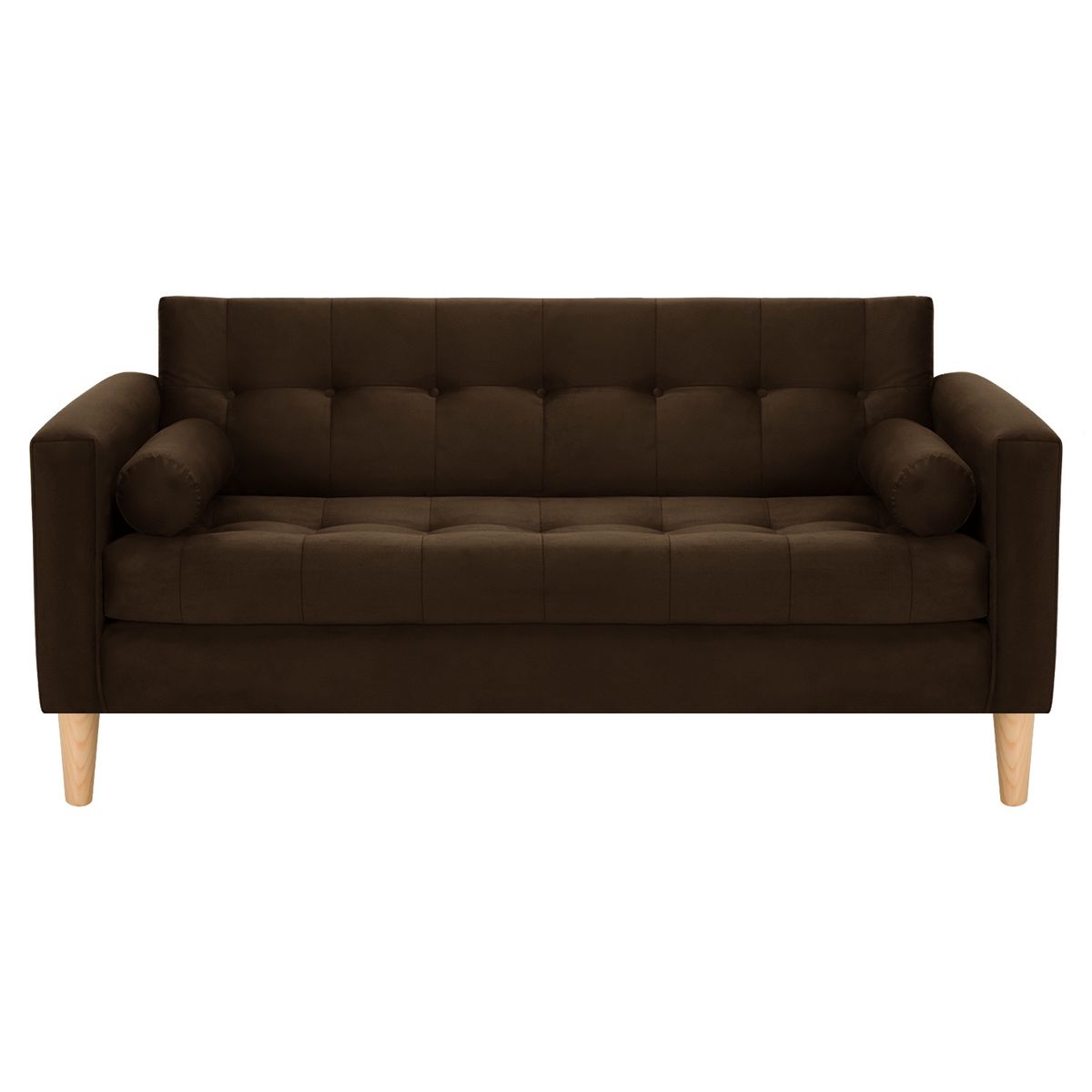 BODEVIR - Sofa Retro 3C+1+1 Felpa 05 Chocolate